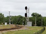 signal for east-west connection track and Bridges Street